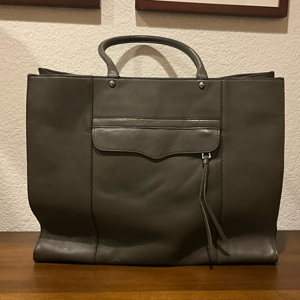 REBECCA MINKOFF Gray Leather Bag